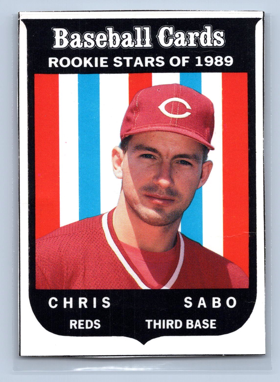 Chris Sabo 1989 Baseball Cards Magazine Repli-Cards Chris Sabo 1989 Baseball Cards Magazine Repli-Cards