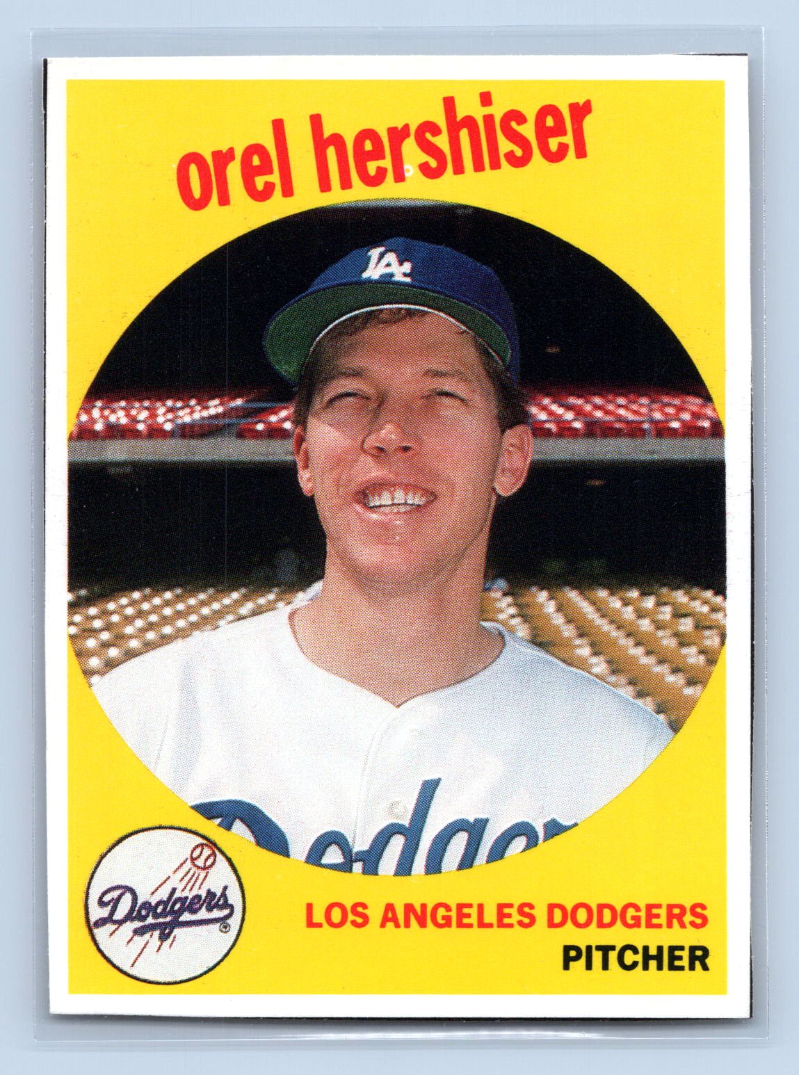 Orel Hershiser 1989 Baseball Cards Magazine Repli-Cards Orel Hershiser 1989 Baseball Cards Magazine Repli-Cards