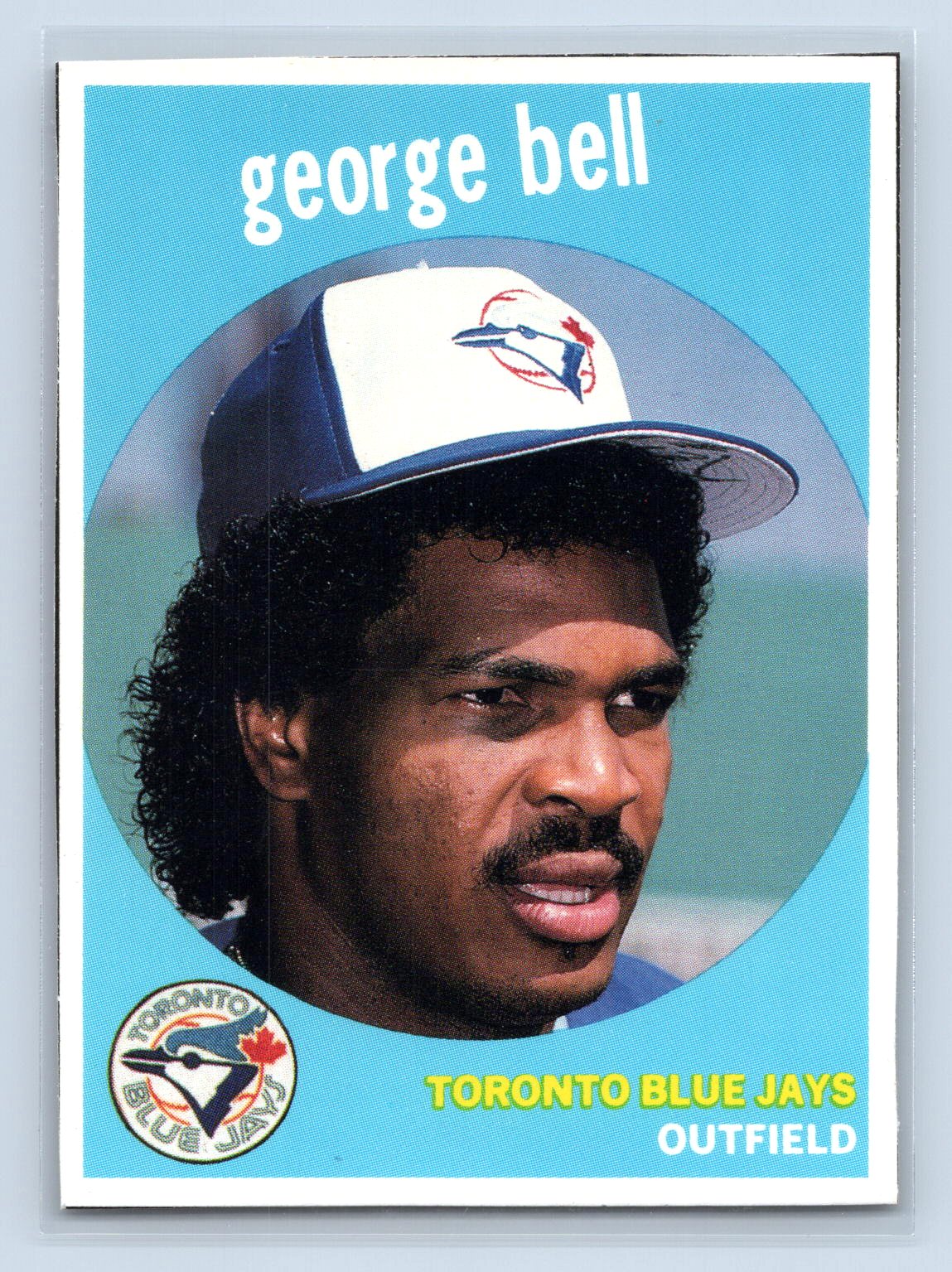 George Bell 1989 Baseball Cards Magazine Repli-Cards George Bell 1989 Baseball Cards Magazine Repli-Cards