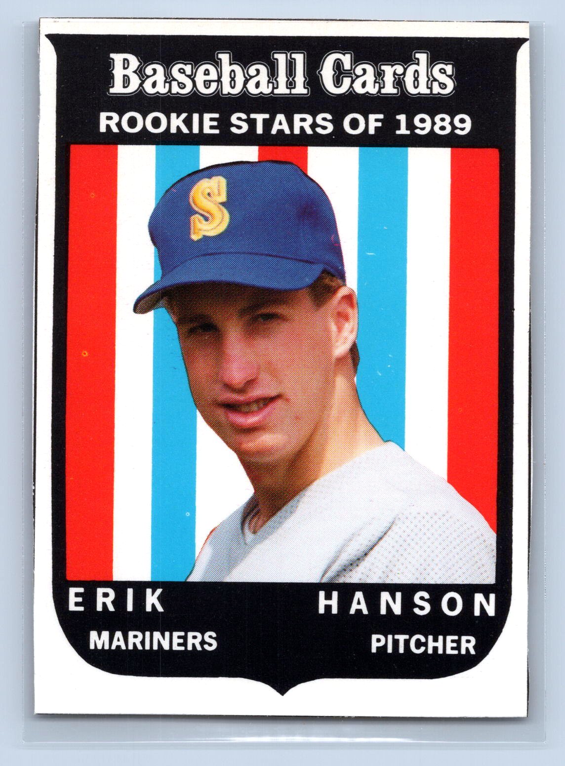 Erik Hanson 1989 Baseball Cards Magazine Repli-Cards Erik Hanson 1989 Baseball Cards Magazine Repli-Cards