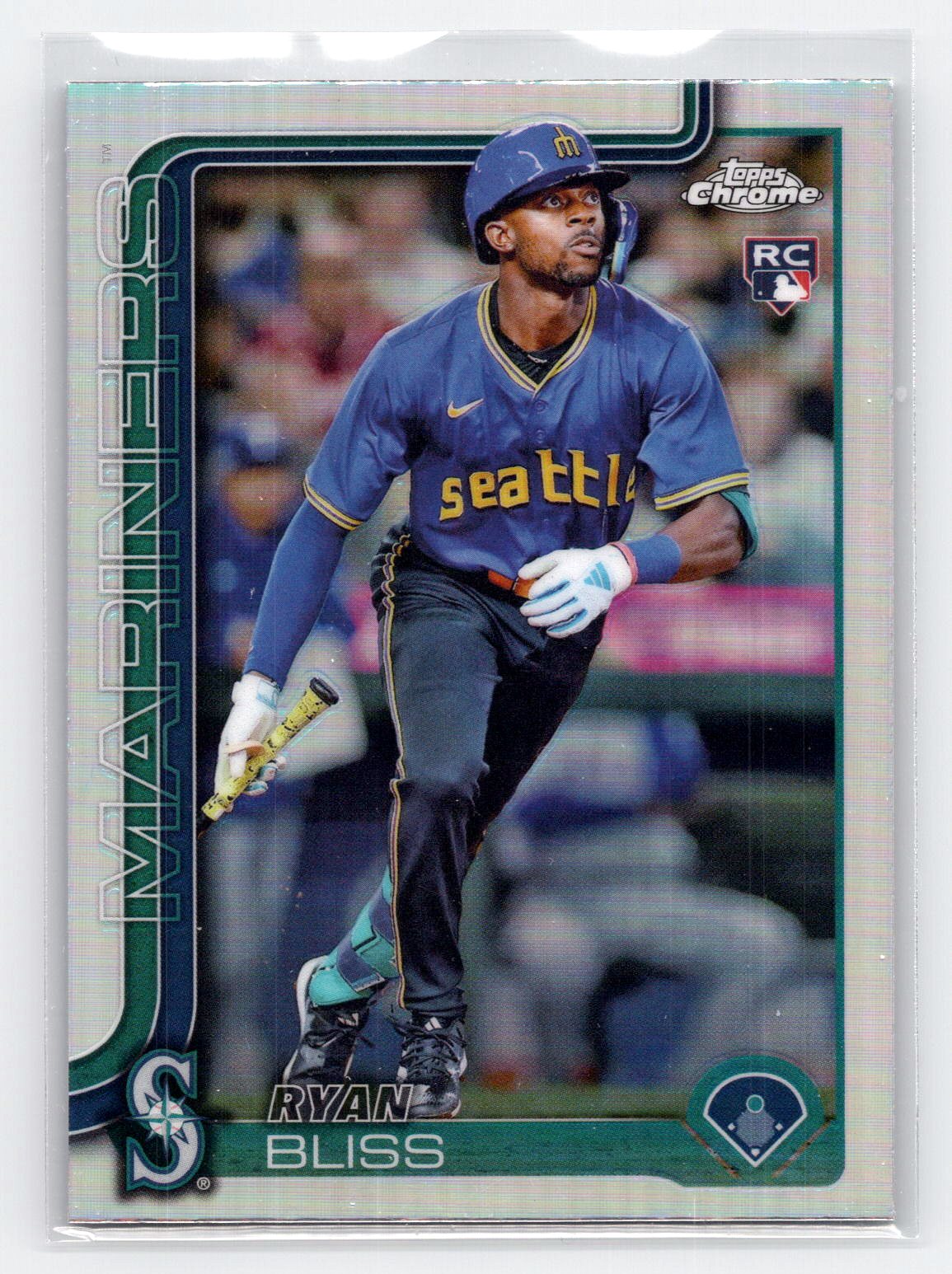 Ryan Bliss 2025 Topps Chrome Refractor RC Rookie Ryan Bliss 2025 Topps Chrome Refractor RC Rookie