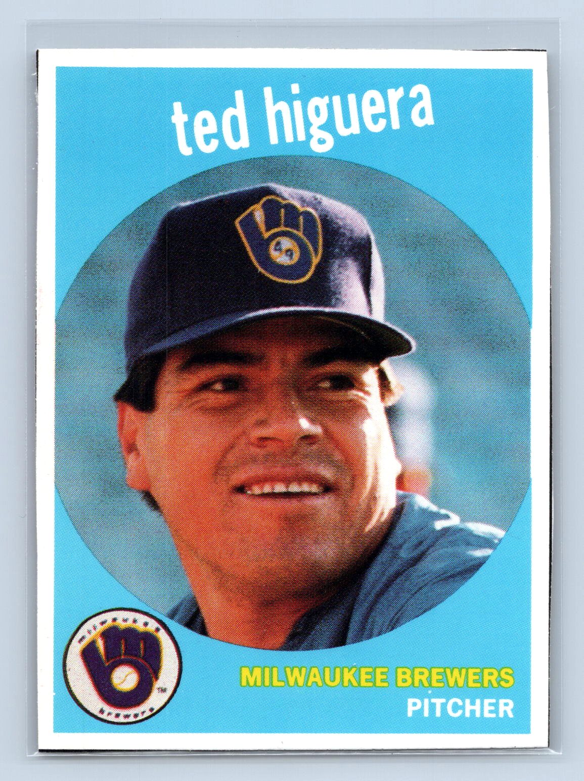 Ted Higuera 1989 Baseball Cards Magazine Repli-Cards Ted Higuera 1989 Baseball Cards Magazine Repli-Cards