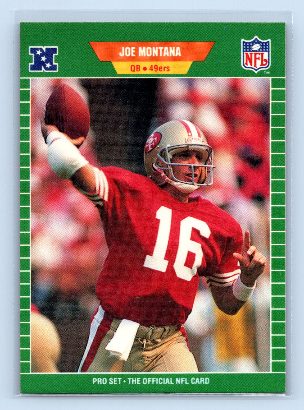 Joe Montana 1989 Pro Set Joe Montana 1989 Pro Set