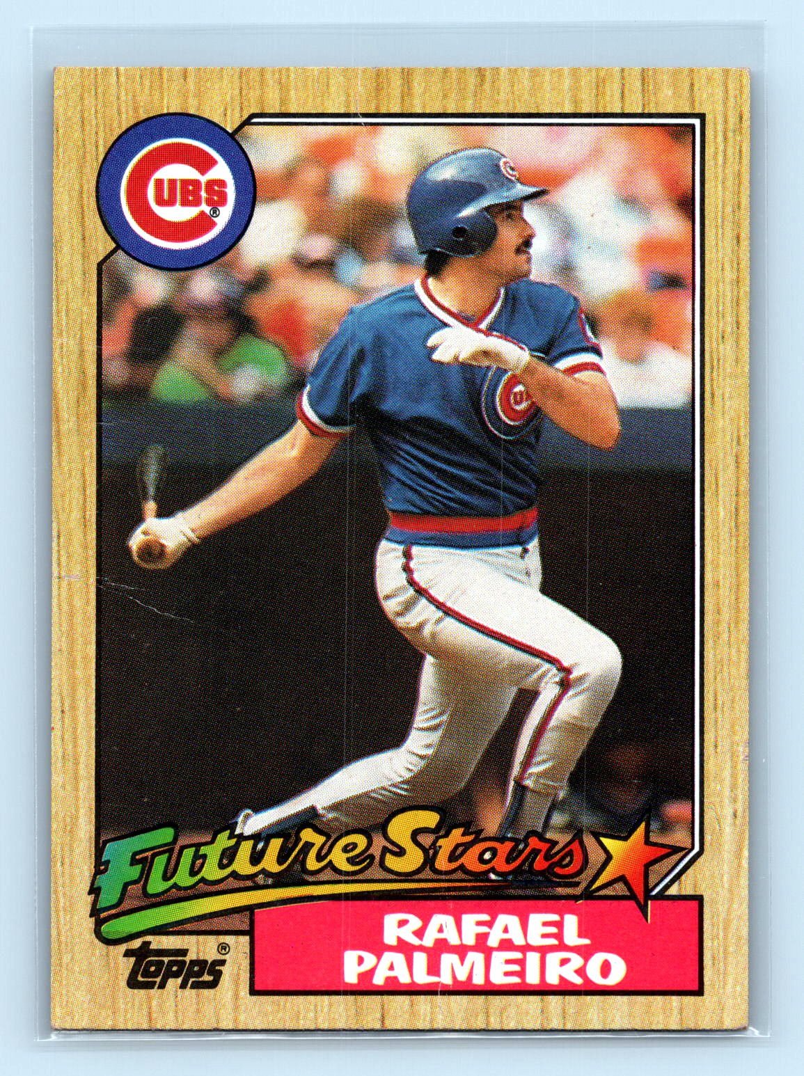 Rafael Palmeiro Topps RC Rookie Future Stars Cubs Rafael Palmeiro Topps RC Rookie Future Stars Cubs