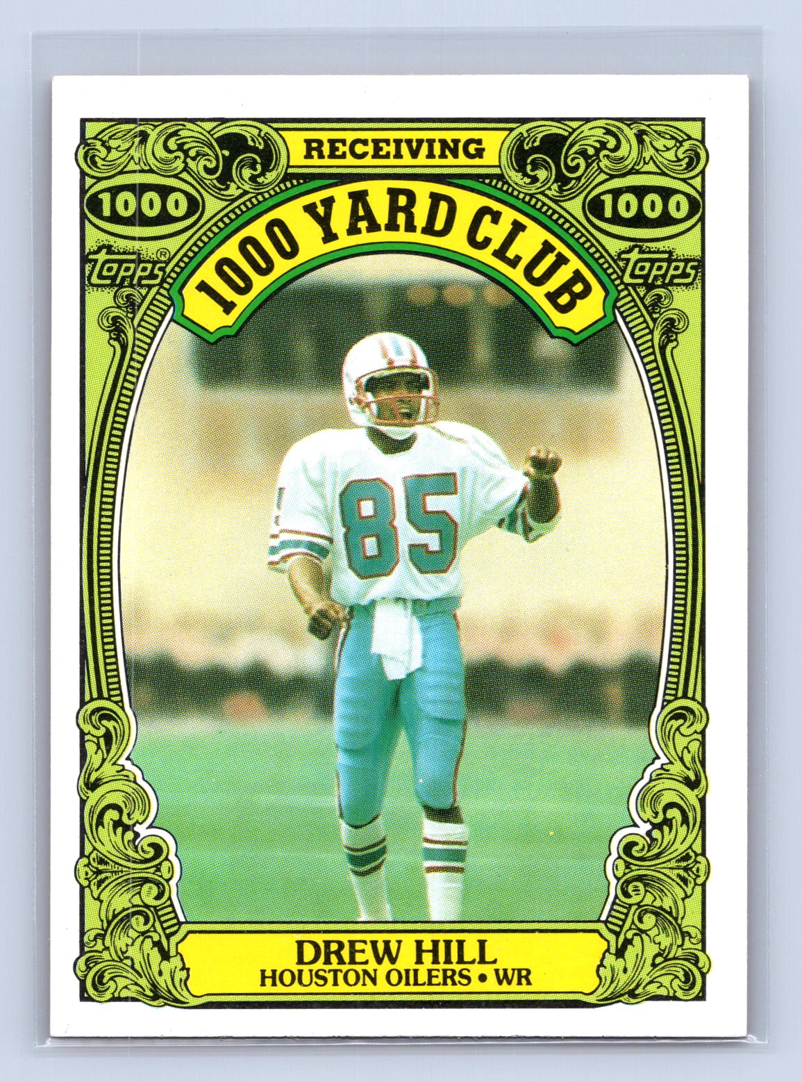 Drew Hill 1986 Topps 1000 Yard Club Drew Hill 1986 Topps 1000 Yard Club