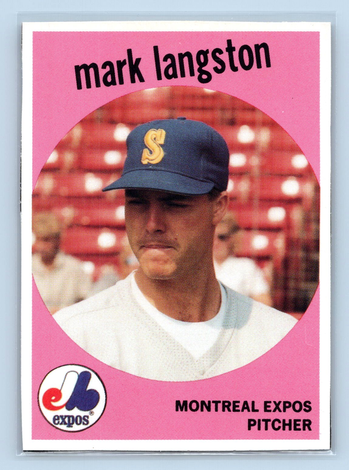 Mark Langston 1989 Baseball Cards Magazine Repli-Cards Mark Langston 1989 Baseball Cards Magazine Repli-Cards