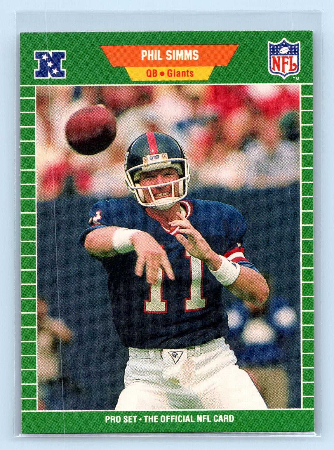 Phil Simms 1989 Pro Set Phil Simms 1989 Pro Set