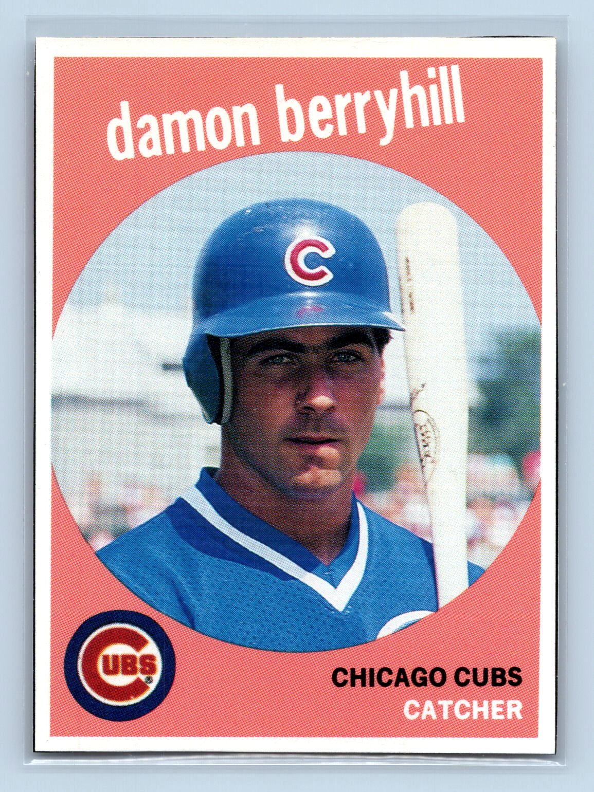 Damon Berryhill 1989 Baseball Cards Magazine Repli-Cards Damon Berryhill 1989 Baseball Cards Magazine Repli-Cards