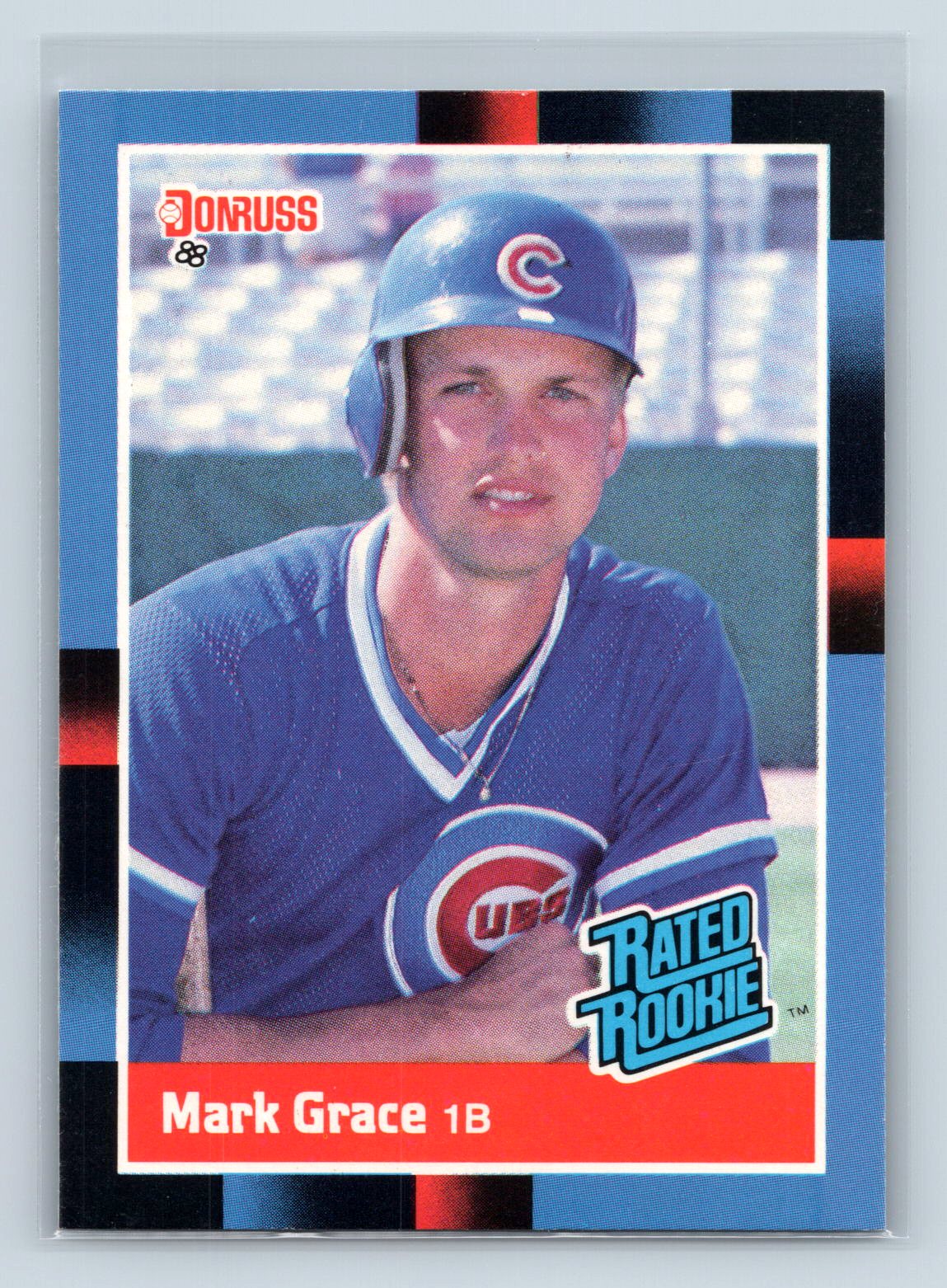 Mark Grace Donruss RC Rookie Cubs Mark Grace Donruss RC Rookie Cubs