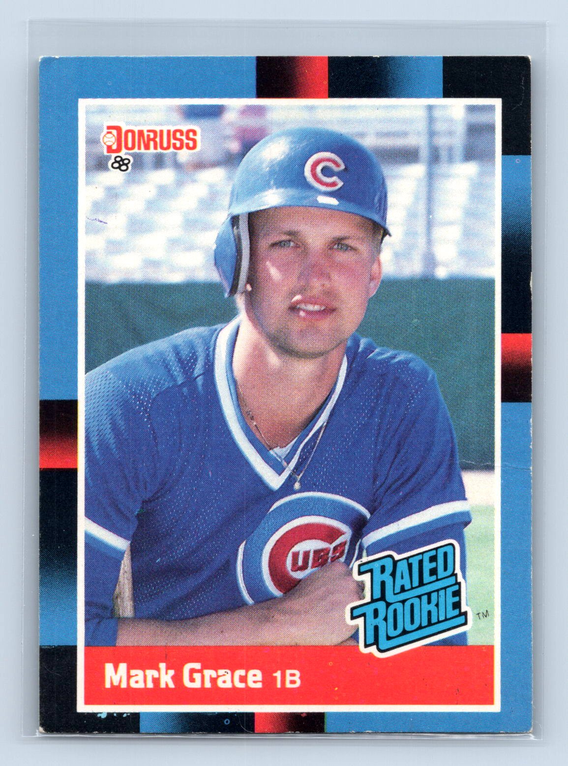 Mark Grace Donruss RC Rookie Cubs Mark Grace Donruss RC Rookie Cubs