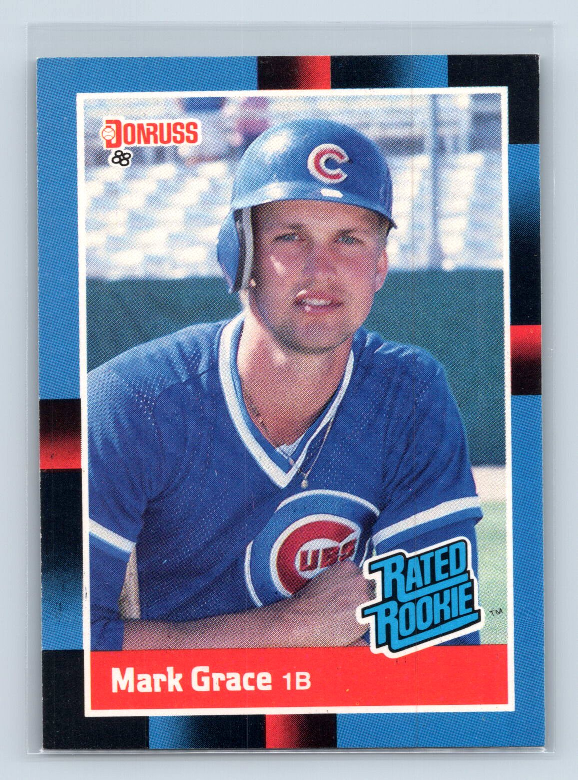 Mark Grace Donruss RC Rookie Cubs Mark Grace Donruss RC Rookie Cubs