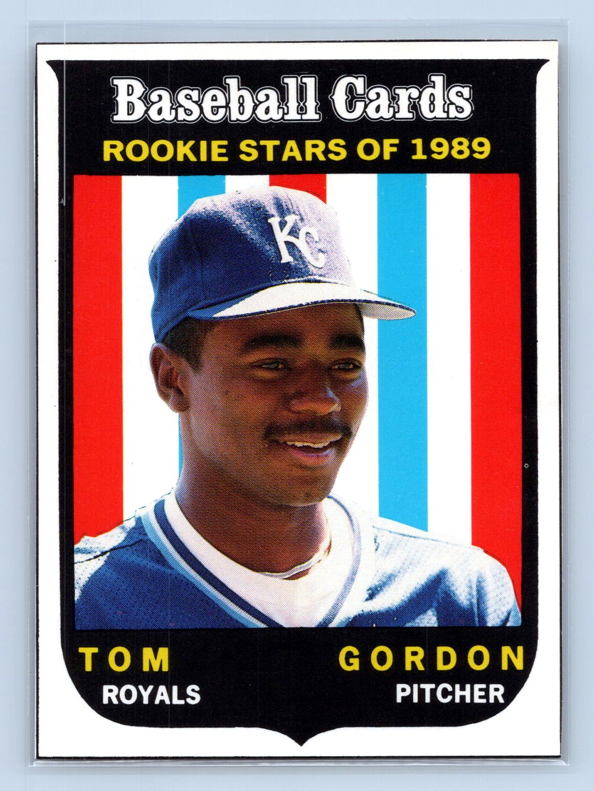 Tom Gordon 1989 Baseball Cards Magazine Repli-Cards Tom Gordon 1989 Baseball Cards Magazine Repli-Cards