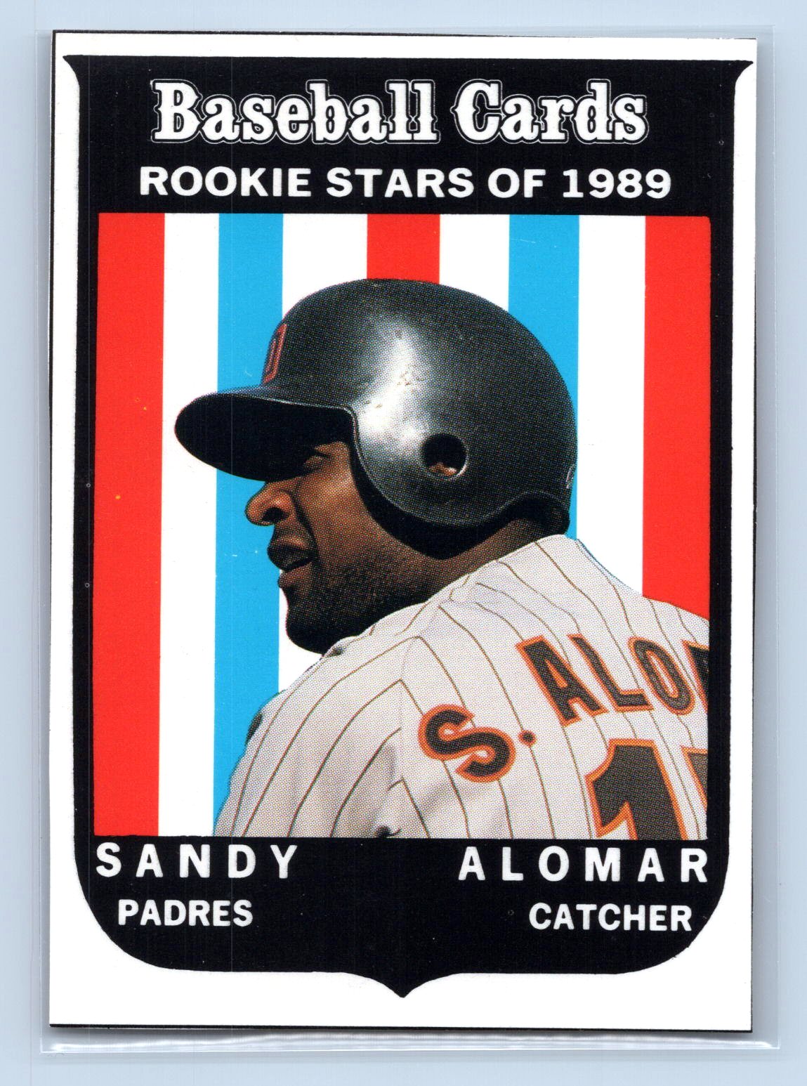 Sandy Alomar 1989 Baseball Cards Magazine Repli-Cards Sandy Alomar 1989 Baseball Cards Magazine Repli-Cards