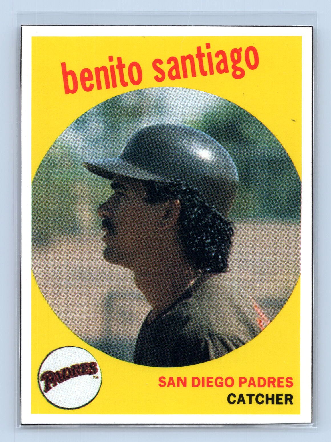 Benito Santiago 1989 Baseball Cards Magazine Repli-Cards Benito Santiago 1989 Baseball Cards Magazine Repli-Cards