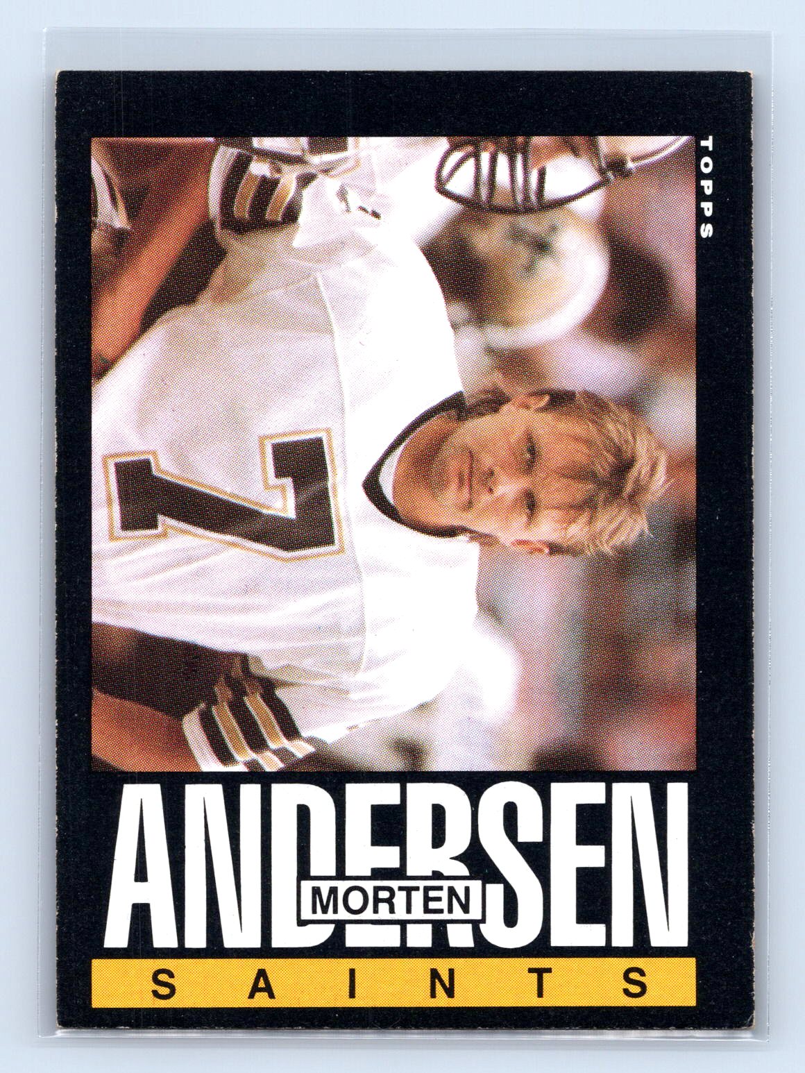 Morten Anderson 1985 Topps Morten Anderson 1985 Topps