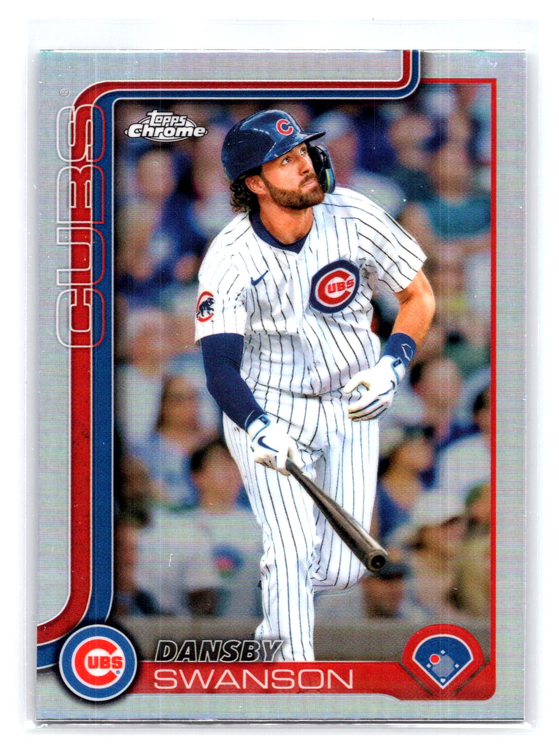 Dansby Swanson 2025 Topps Chrome Refractor Dansby Swanson 2025 Topps Chrome Refractor