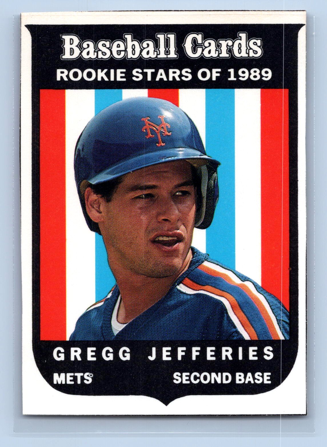 Gregg Jefferies 1989 Baseball Cards Magazine Repli-Cards Gregg Jefferies 1989 Baseball Cards Magazine Repli-Cards