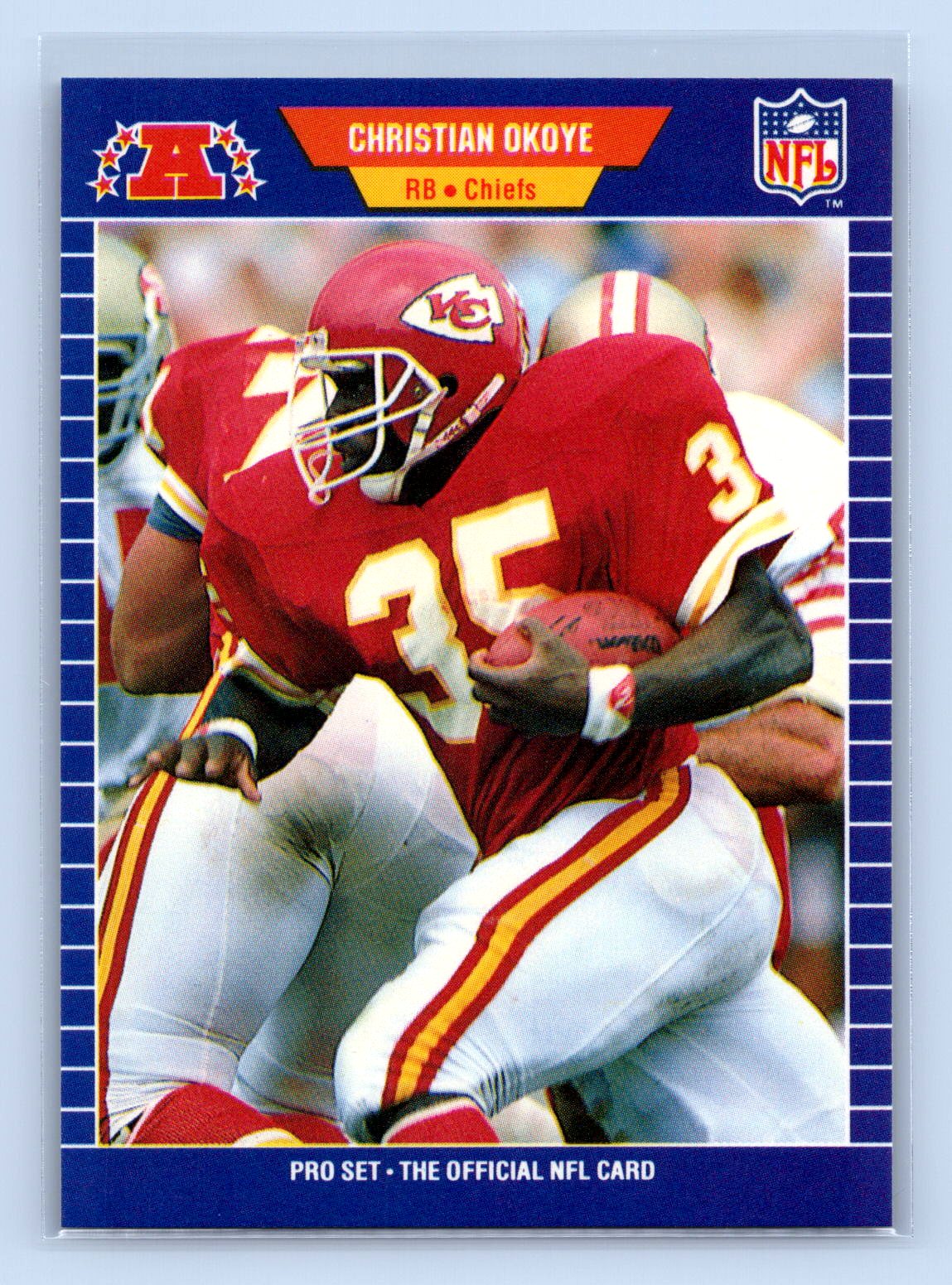 Christian Okoye 1989 Pro Set Christian Okoye 1989 Pro Set