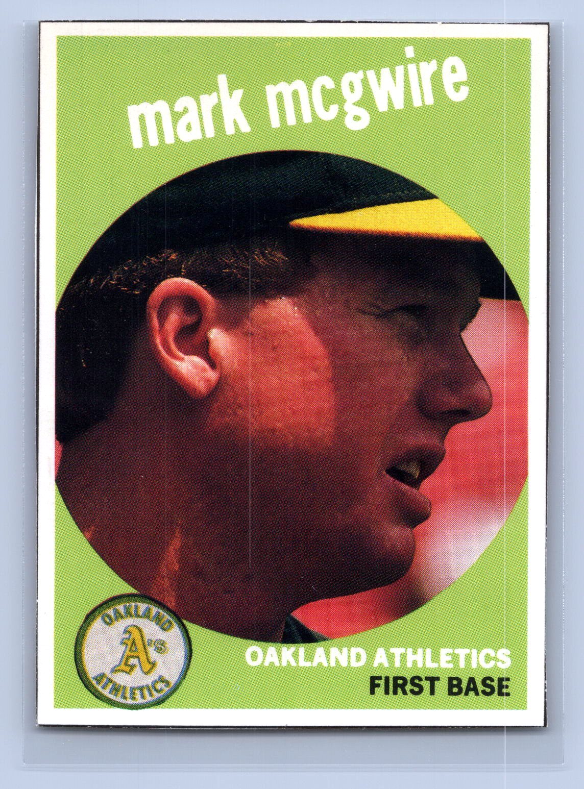 Mark McGwire 1989 Baseball Cards Magazine Repli-Cards Mark McGwire 1989 Baseball Cards Magazine Repli-Cards