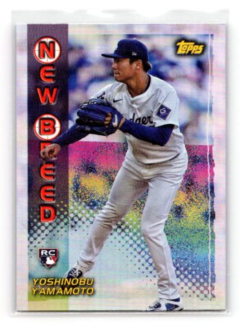 Yoshinobu Yamamato 2024 Topps RC New Breed Dodgers