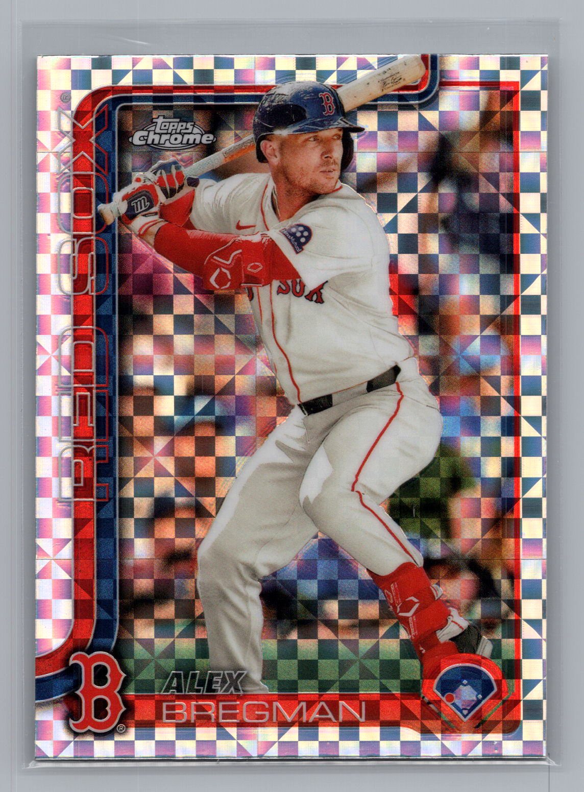 Alex Bregman 2025 Topps Chrome Mojo Refractor Alex Bregman 2025 Topps Chrome Mojo Refractor