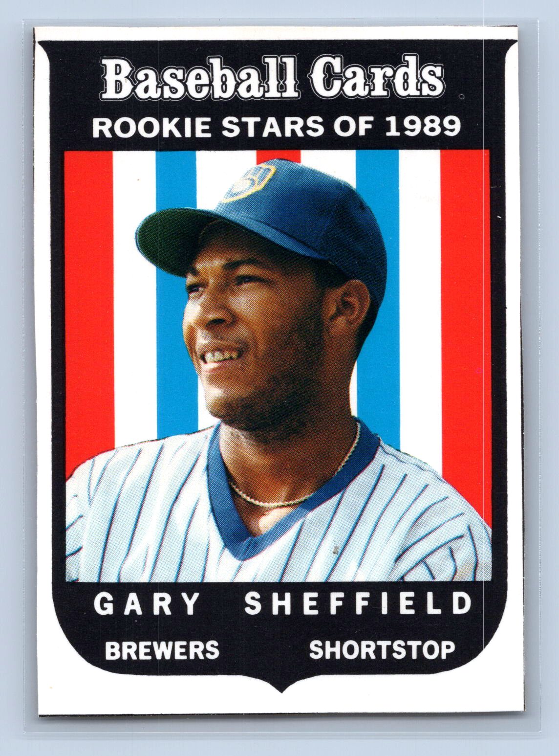 Gary Sheffield 1989 Baseball Cards Magazine Repli-Cards Gary Sheffield 1989 Baseball Cards Magazine Repli-Cards