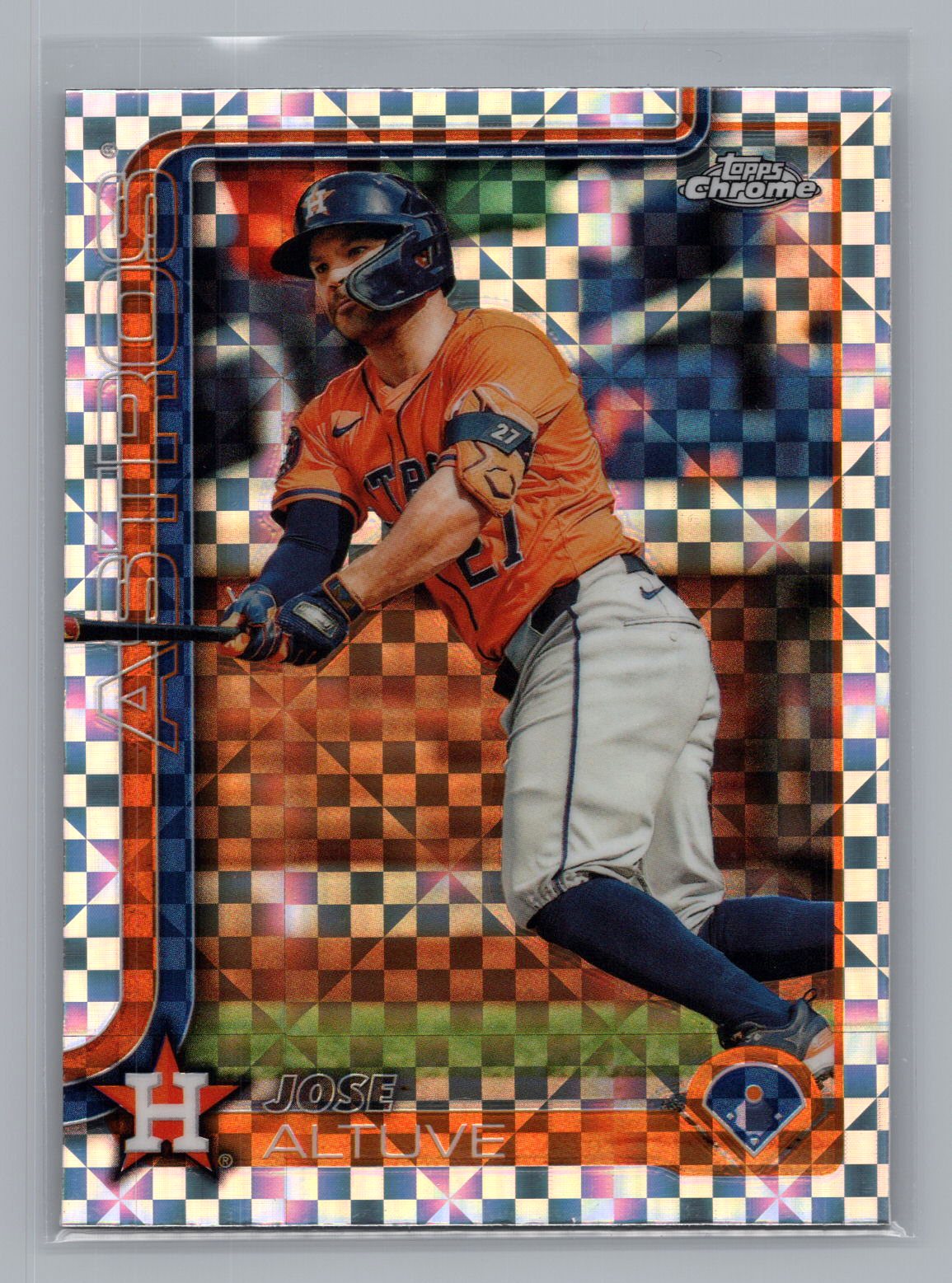 Jose Altuve 2025 Topps Chrome Mojo Refractor Jose Altuve 2025 Topps Chrome Mojo Refractor
