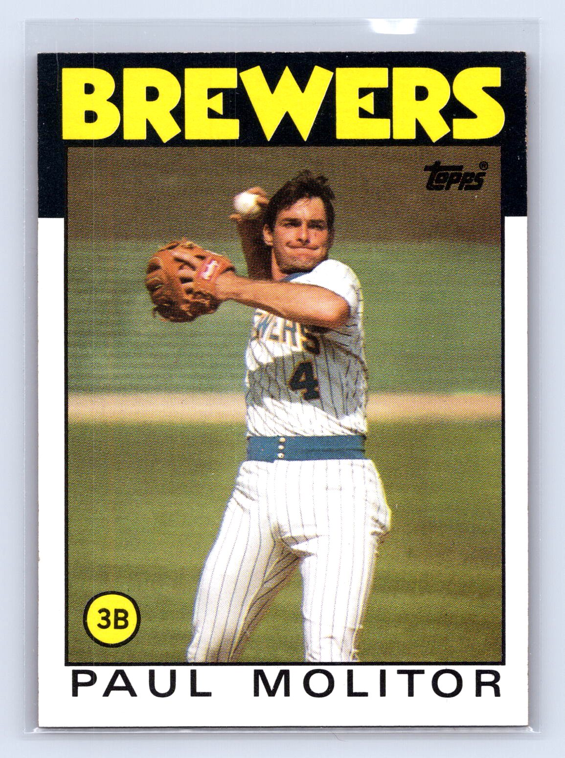 Paul Molitor Topps Brewers Paul Molitor Topps Brewers
