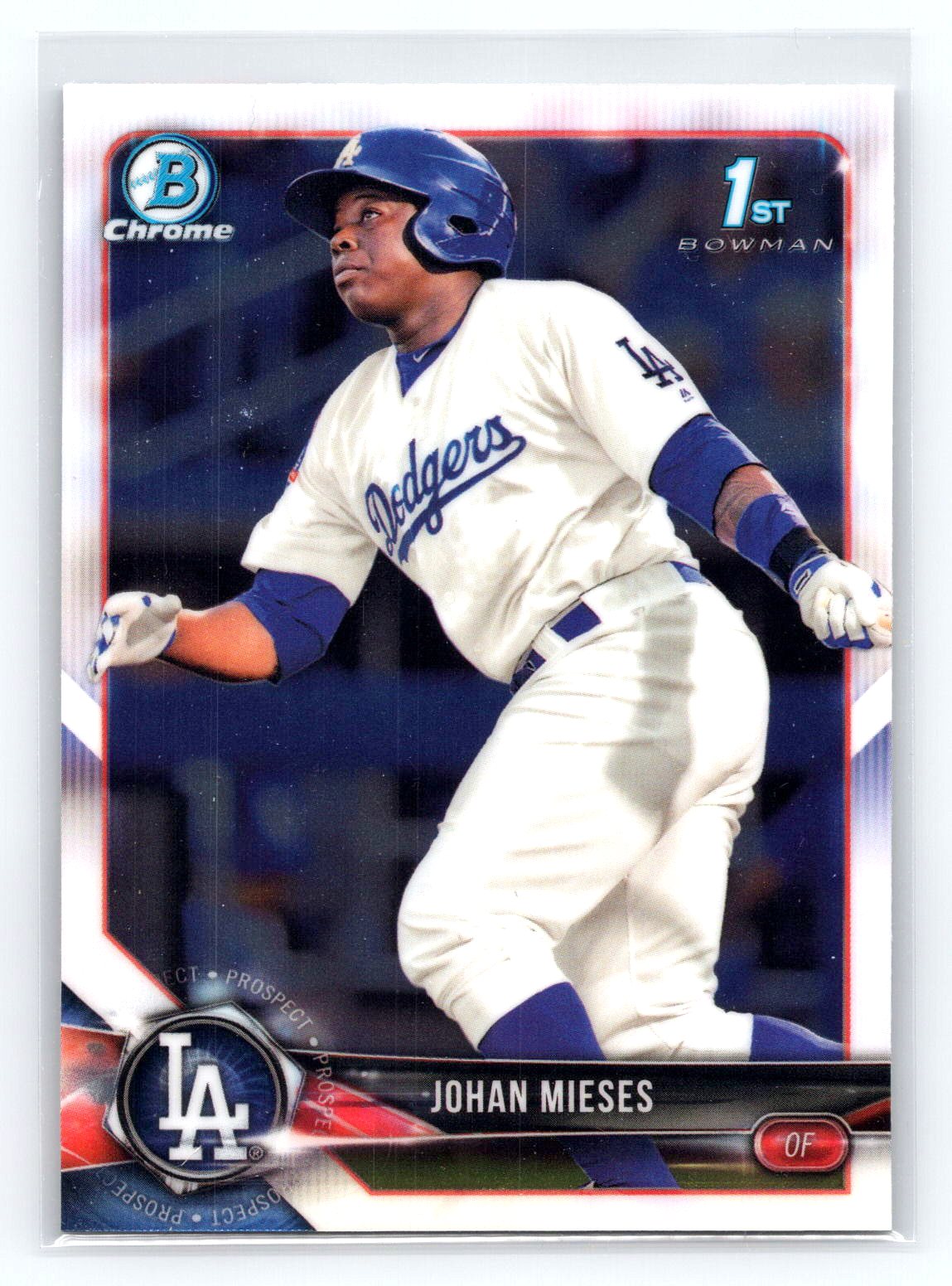 Johan Mieses 2018 1st Bowman Dodgers Johan Mieses 2018 1st Bowman Dodgers