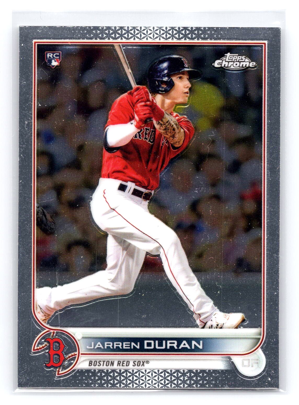 Jarren Duran 2022 Topps Chrome RC Rookie Red Sox Jarren Duran 2022 Topps Chrome RC Rookie Red Sox