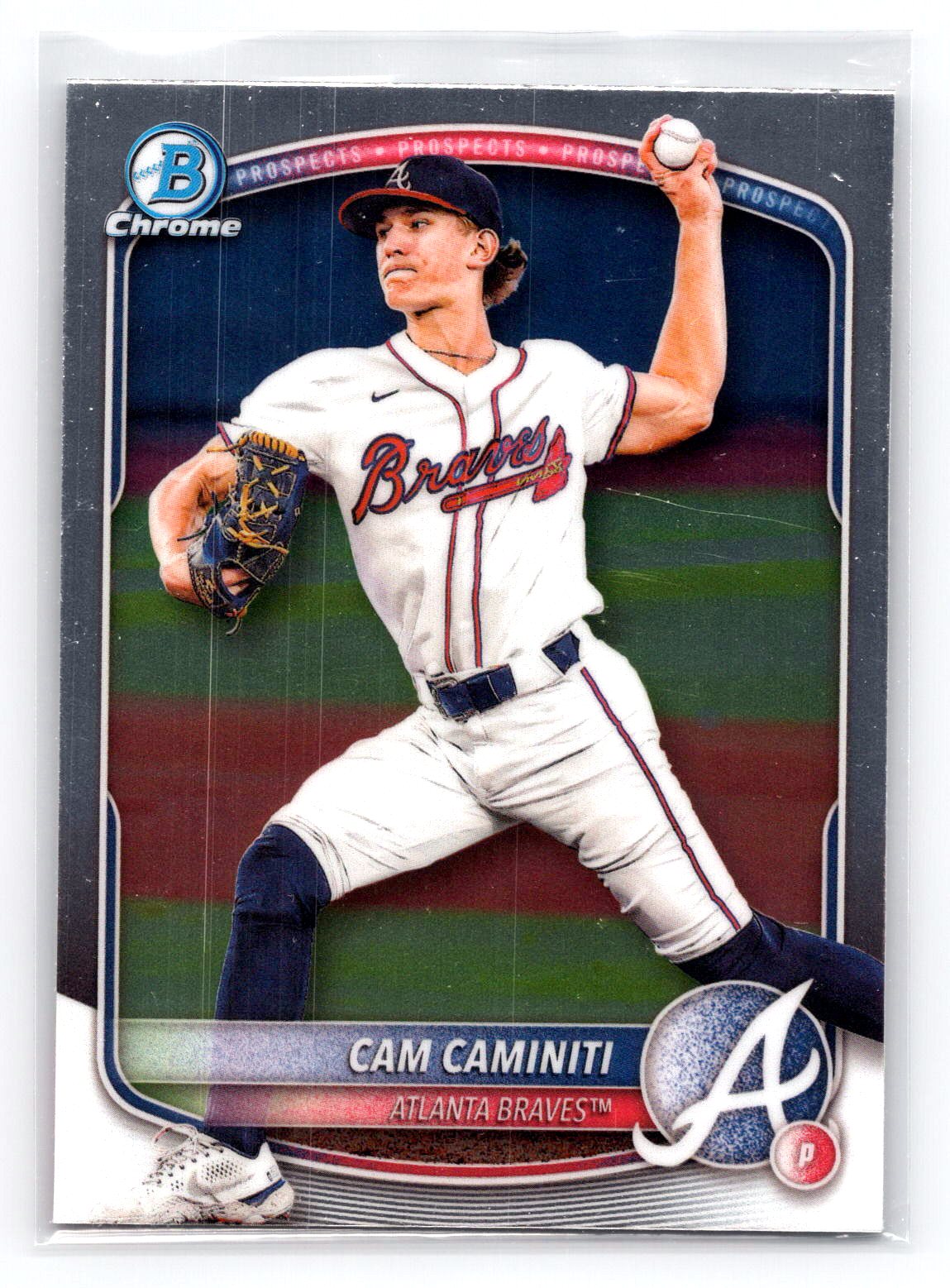 Cam Caminiti 2025 Bowman Chrome Prospect Braves Cam Caminiti 2025 Bowman Chrome Prospect Braves