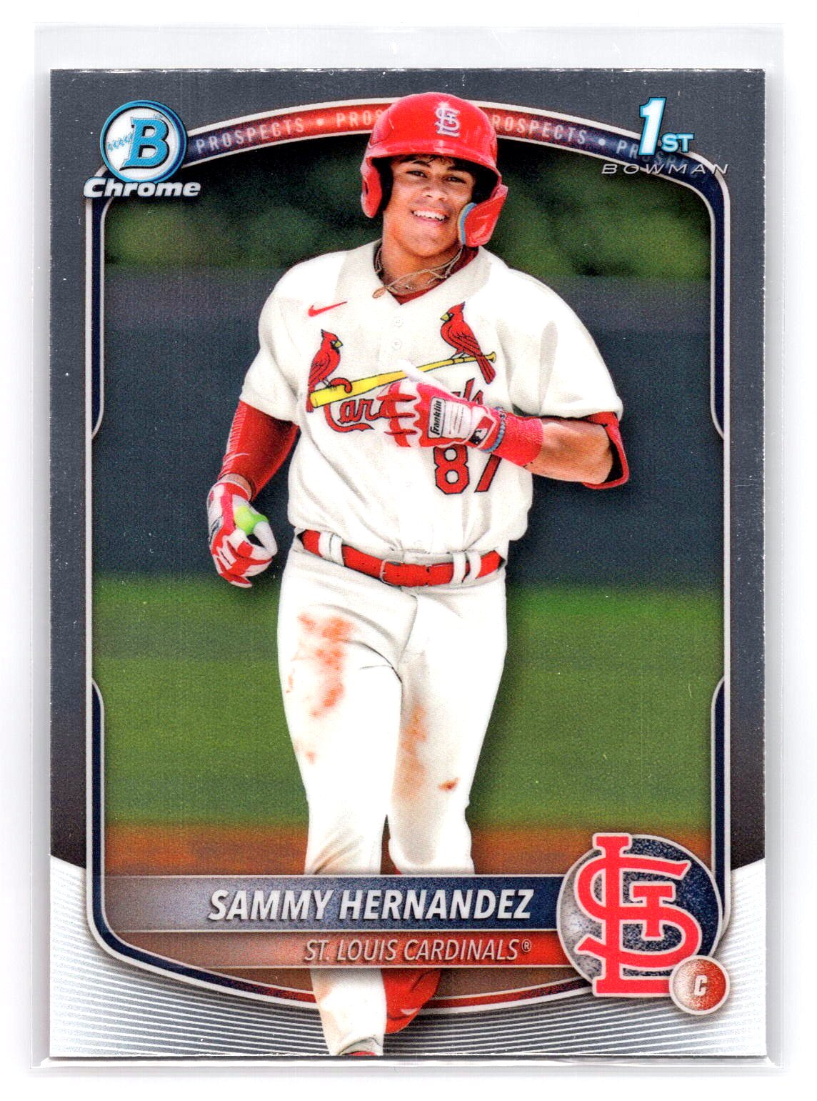 Sammy Hernandez 2025 1st Bowman Prospect Cardinals Sammy Hernandez 2025 1st Bowman Prospect Cardinals