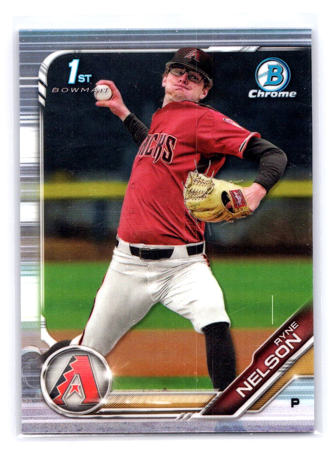 Ryne Nelson 2020 1st Bowman Chrome Refractor Diamondbacks Ryne Nelson 2020 1st Bowman Chrome Refractor Diamondbacks