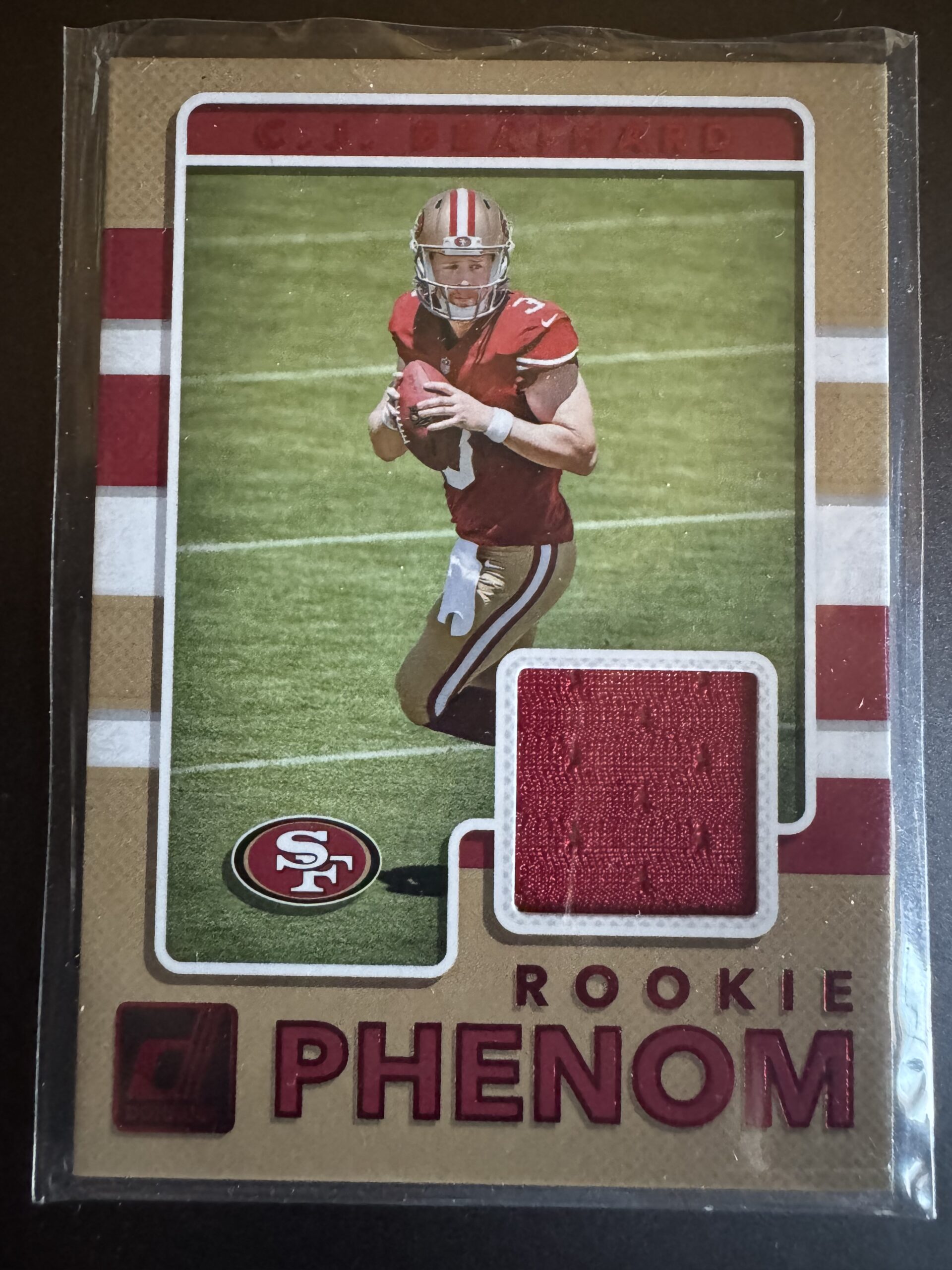 C.J. Beathard Donruss Optic Rookie Phenom Patch 49ers C.J. Beathard Donruss Optic Rookie Phenom Patch 49ers