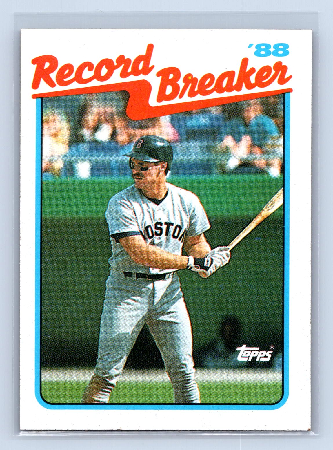 Wade boggs Topps ’88 Record Breaker Red Sox Wade boggs Topps '88 Record Breaker Red Sox