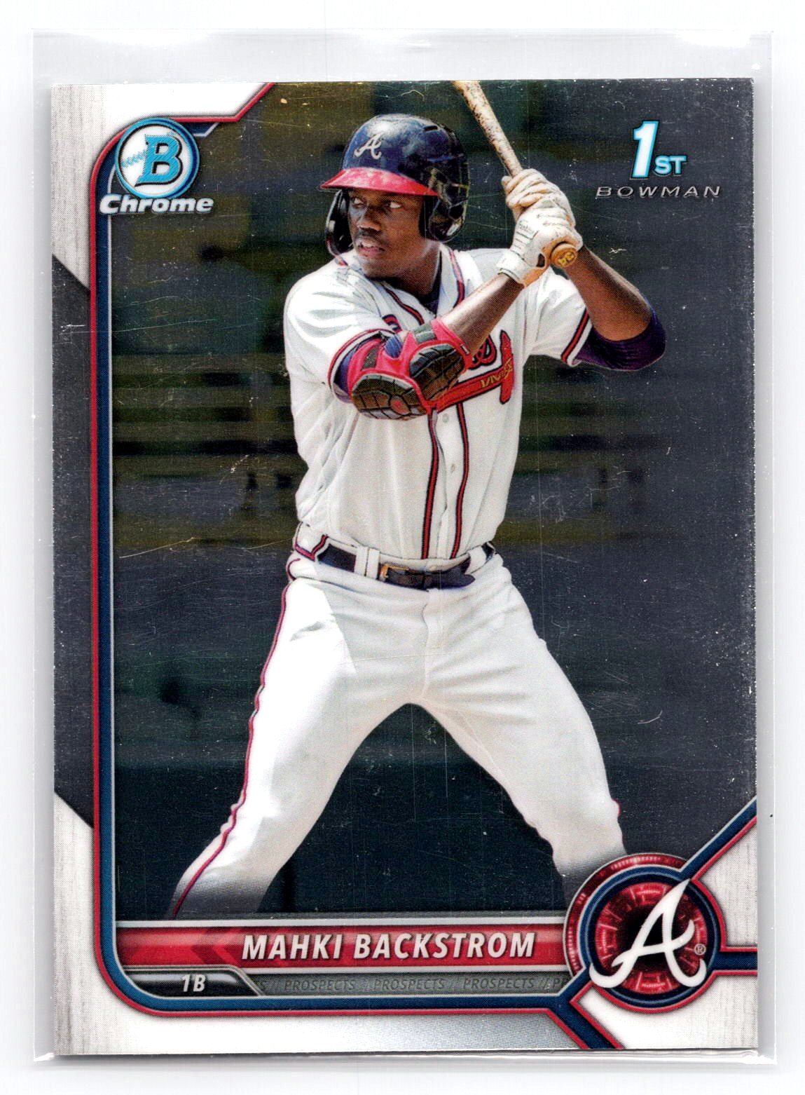 Mahki Backstrom 2022 1st Bowman Chrome Braves Mahki Backstrom 2022 1st Bowman Chrome Braves