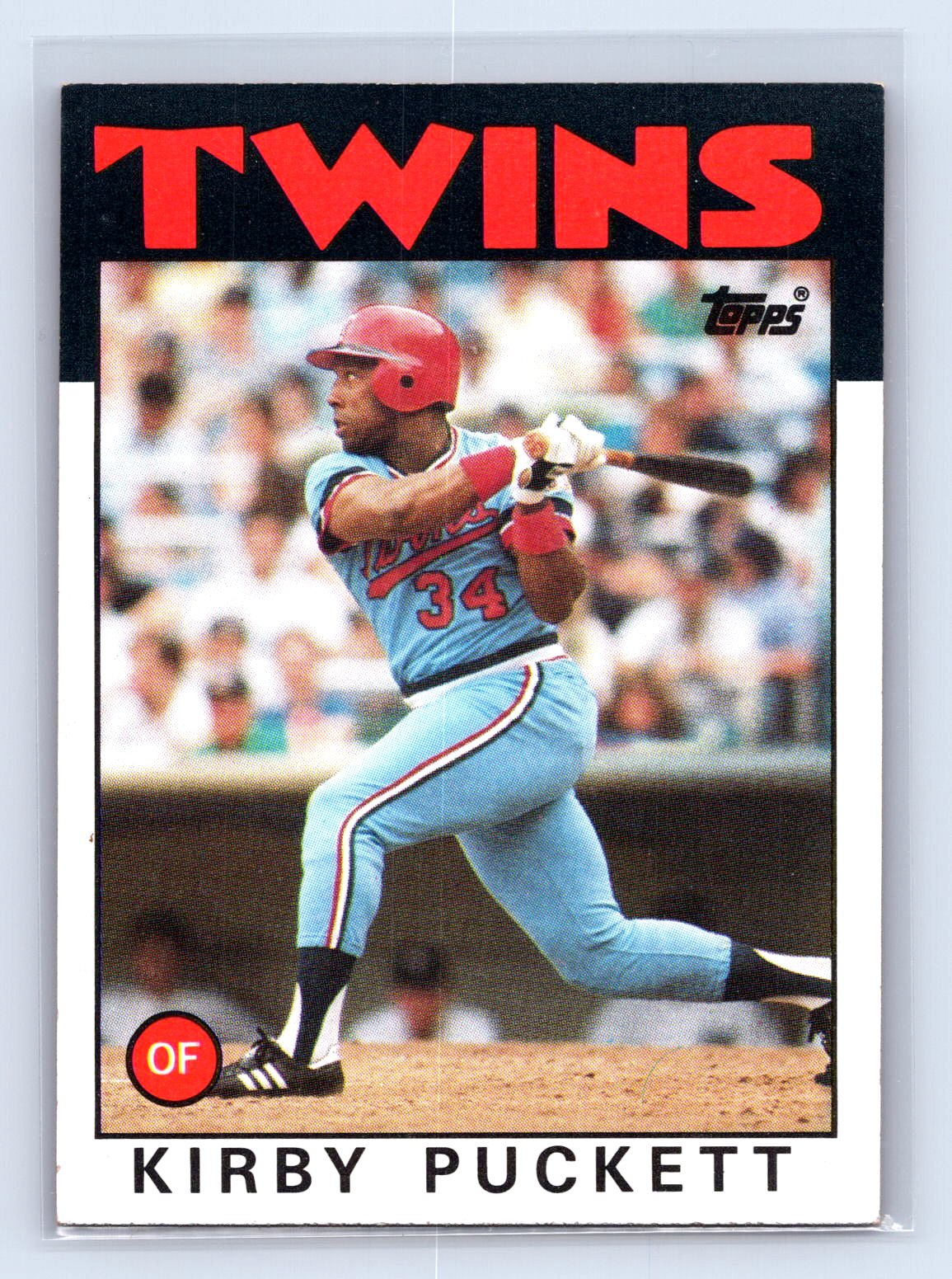 Kriby Puckett Topps Twins Kriby Puckett Topps Twins