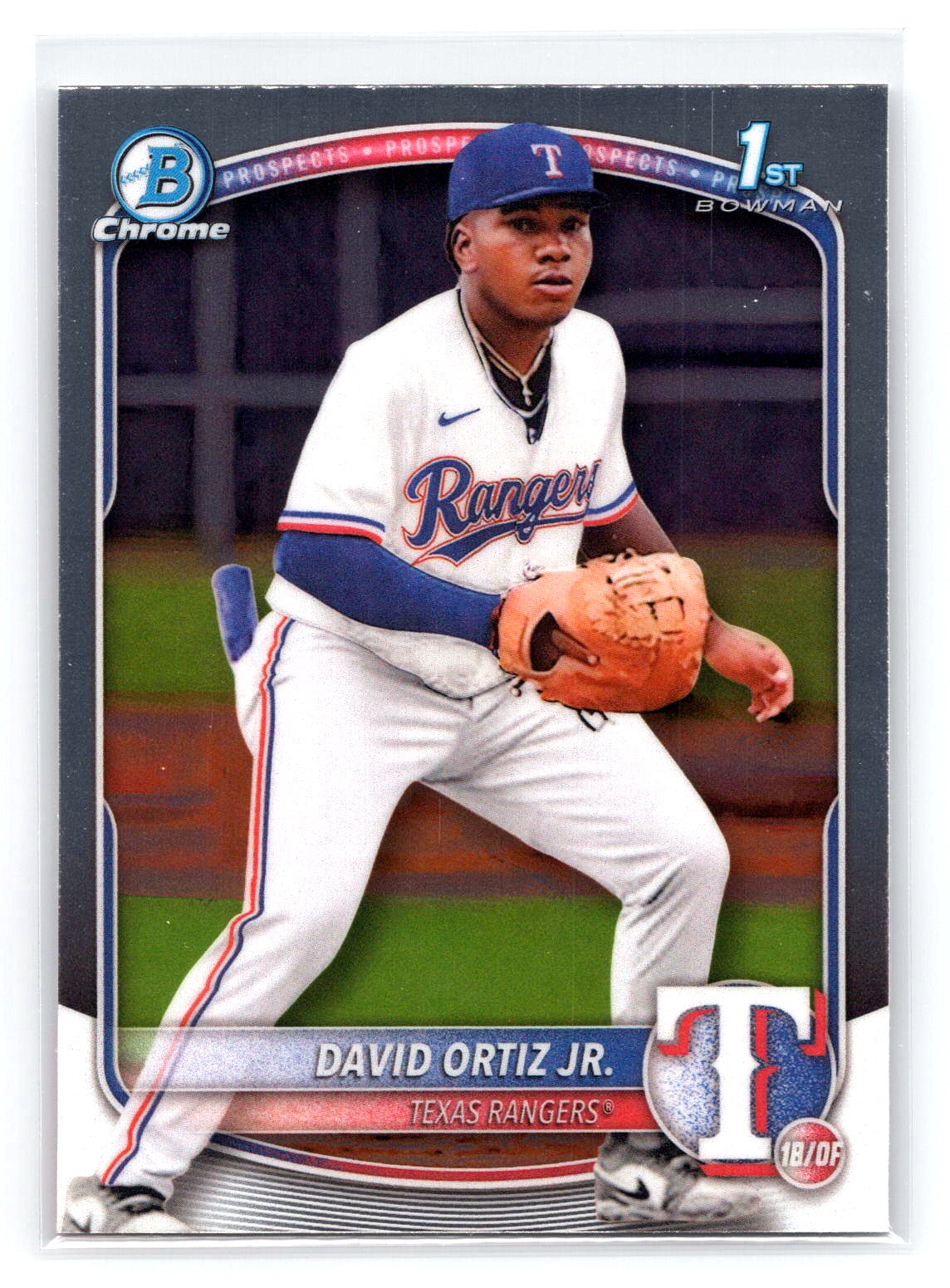 David Oritz Jr. 1st Bowman Prospect Rangers David Oritz Jr. 1st Bowman Prospect Rangers