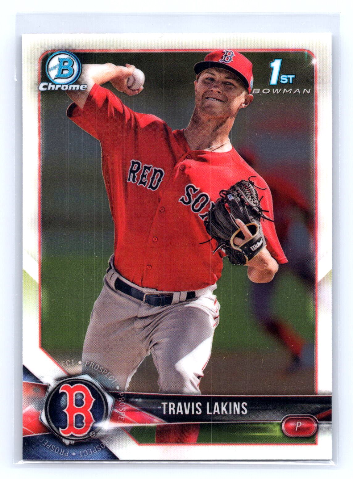 Travis Lakins 2018 1st Bowman Red Sox Travis Lakins 2018 1st Bowman Red Sox