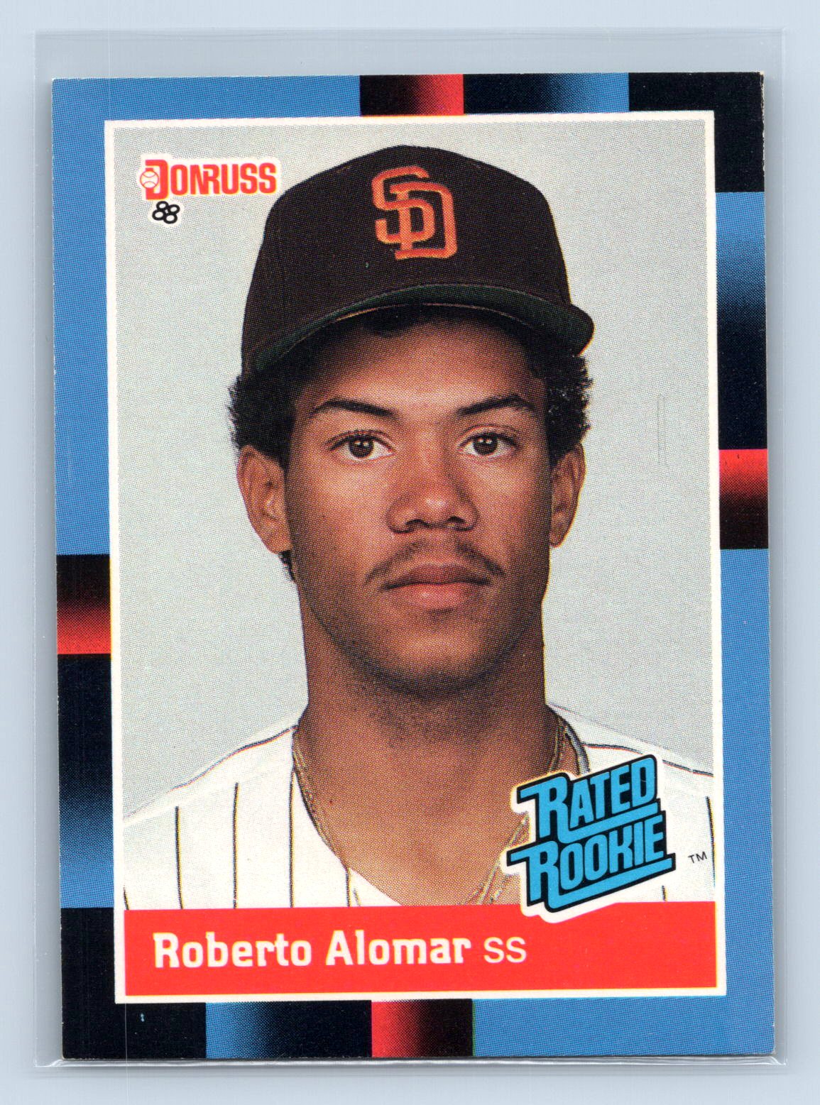 Roberto Alomar Donruss Rated Rookie Padres Roberto Alomar Donruss Rated Rookie Padres