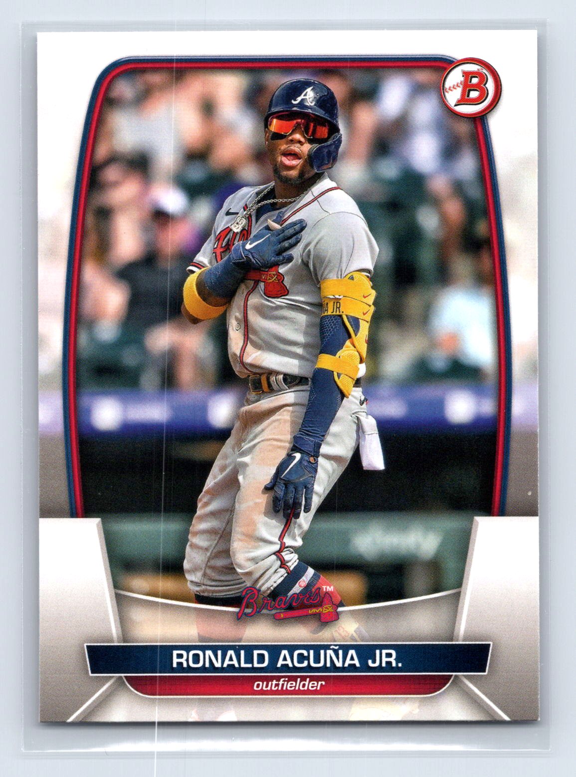 Ronald Acuna Jr. 2023 Bowman Paper Braves Ronald Acuna Jr. 2023 Bowman Paper Braves