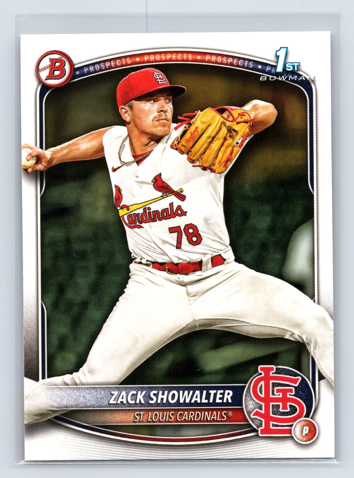 Zack Showalter 2025 1st Bowman Paper Cardinals Zack Showalter 2025 1st Bowman Paper Cardinals