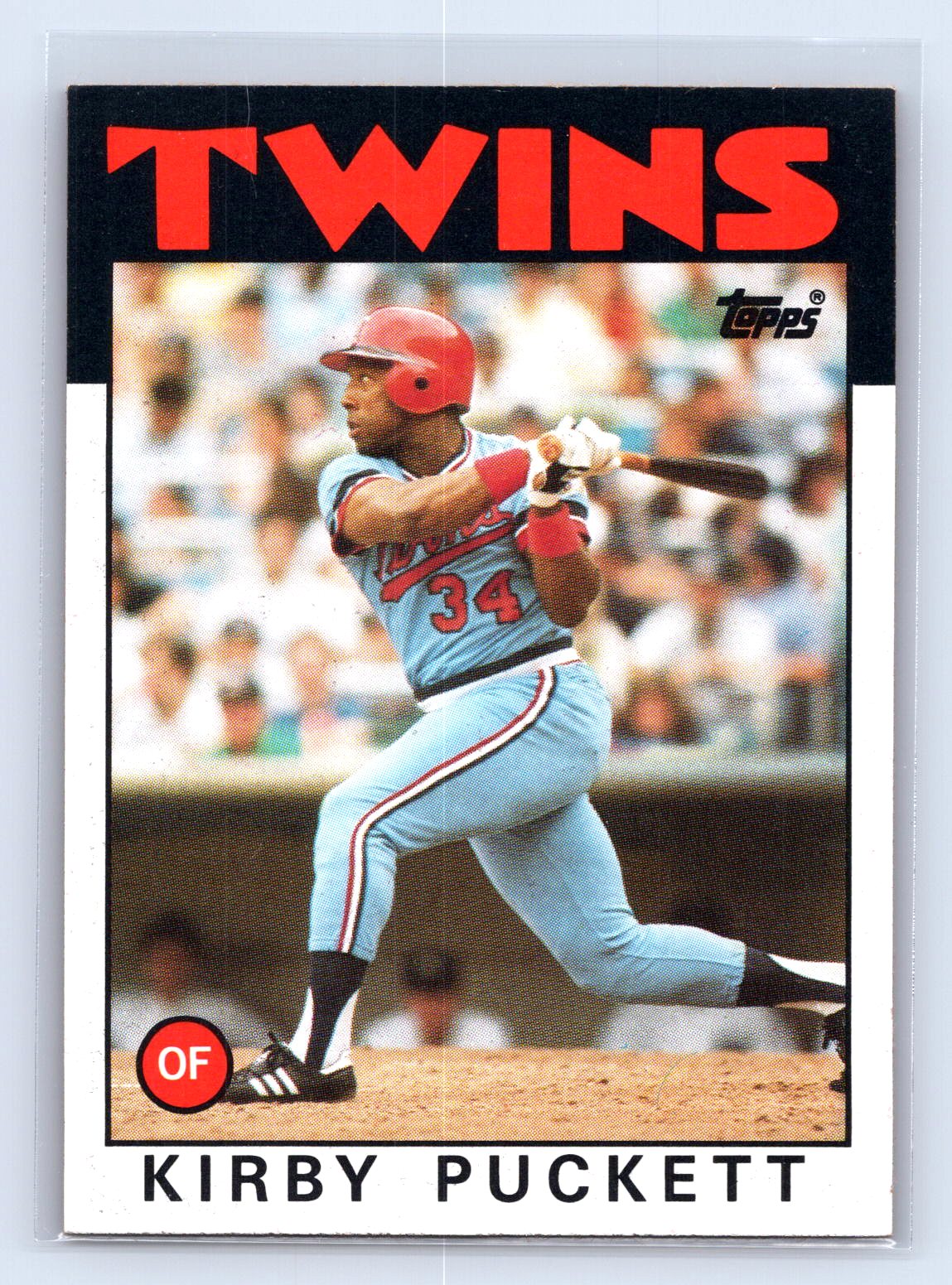 Kriby Puckett Topps Twins Kriby Puckett Topps Twins