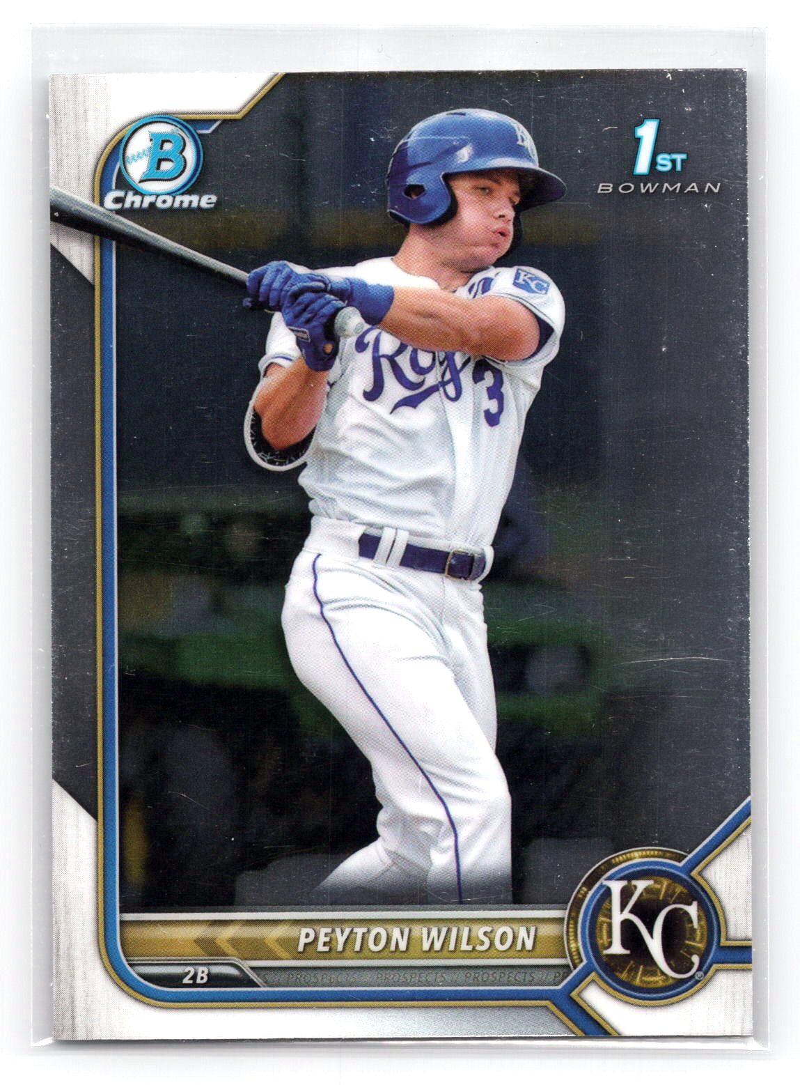 Peyton Wilson 2022 1st Bowman Chrome Royals Peyton Wilson 2022 1st Bowman Chrome Royals