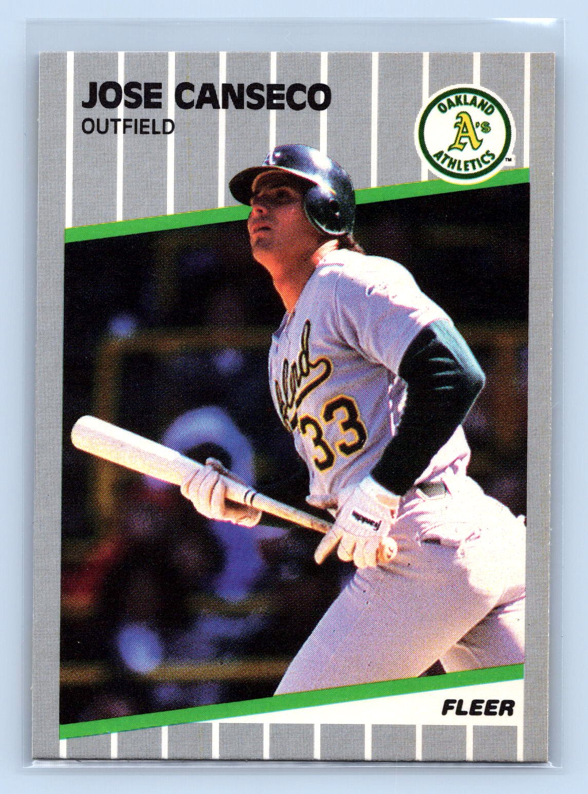 Jose Canseco Fleer Athletics Jose Canseco Fleer Athletics