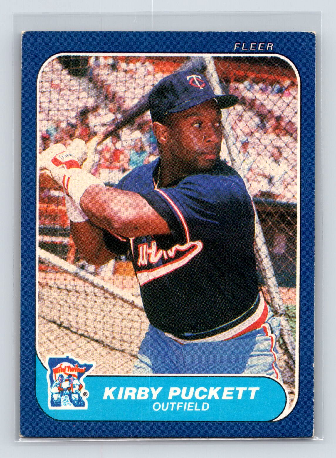 Kriby Puckett Fleer Twins Kriby Puckett Fleer Twins