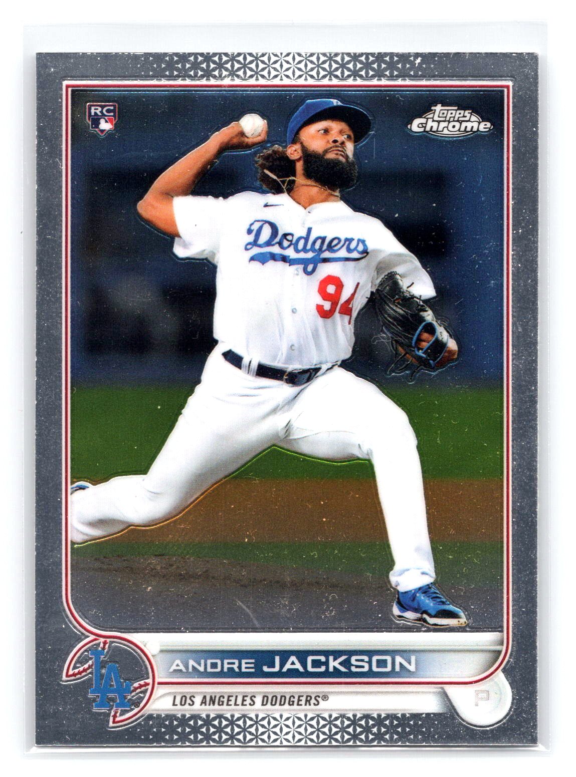 Andre Jackson 2022 Topps Chrome RC Rookie Dodgers Andre Jackson 2022 Topps Chrome RC Rookie Dodgers