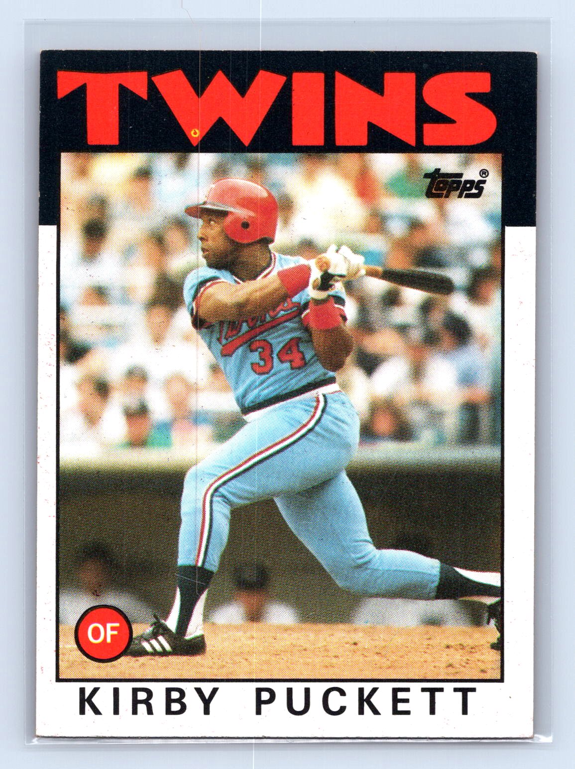 Kriby Puckett Topps Twins Kriby Puckett Topps Twins