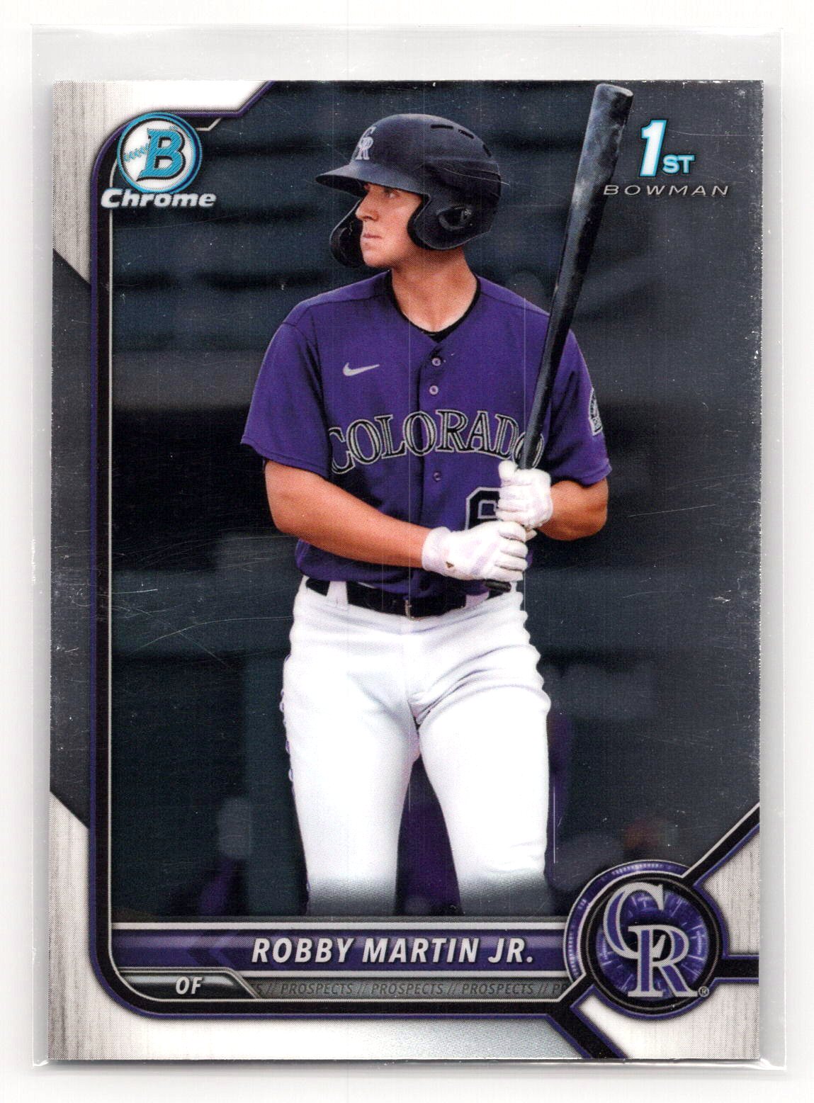 Robby Martin Jr. 2022 1st Bowman Chrome Rockies Robby Martin Jr. 2022 1st Bowman Chrome Rockies