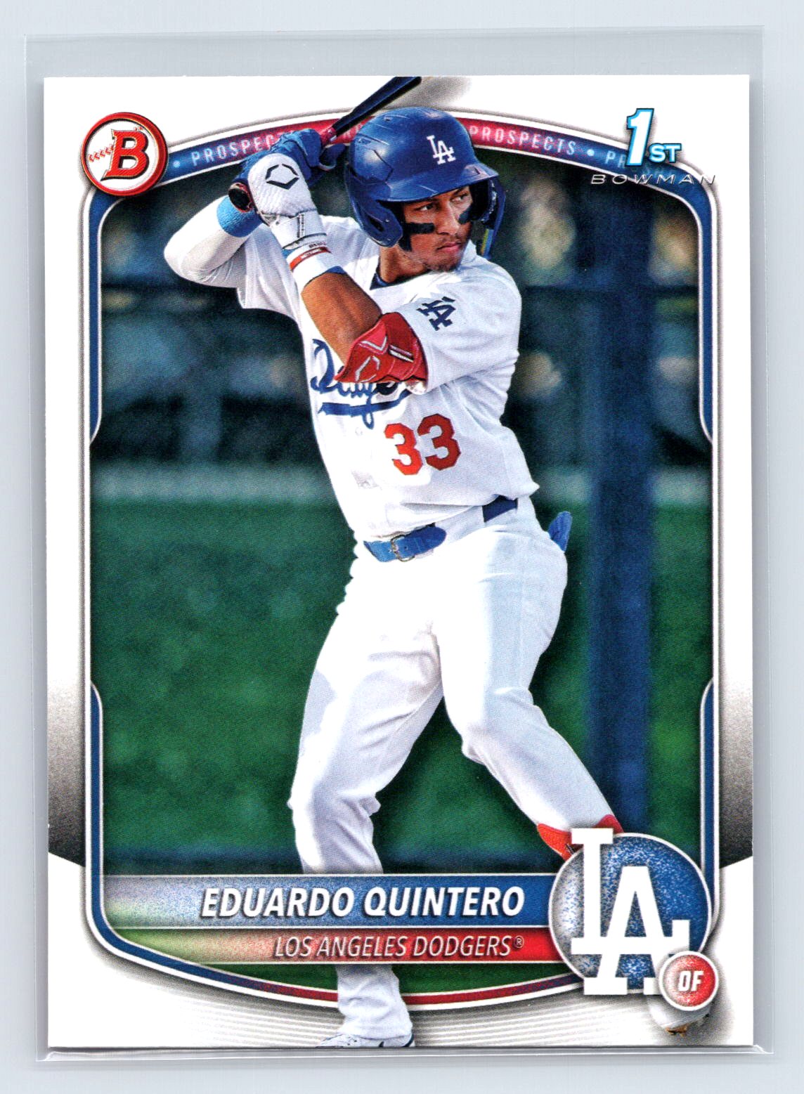 Eduardo Quintero 2025 1st Bowman Paper Dodgers Eduardo Quintero 2025 1st Bowman Paper Dodgers